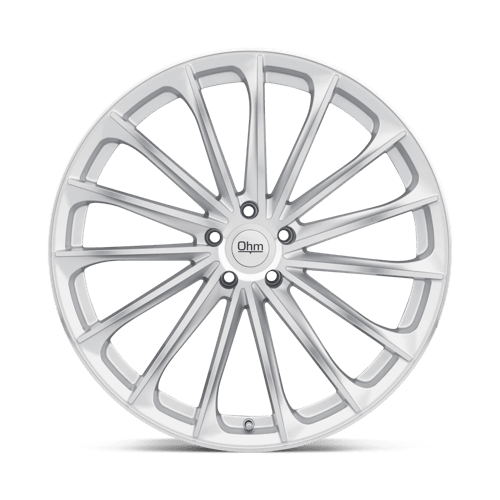 OHM PROTON Silver W/ Mirror Face 19x8.5 +30 5x114.3mm 64.2mm - Wheelwiz
