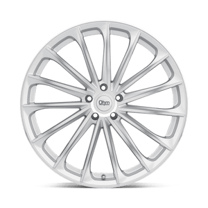 OHM PROTON Silver W/ Mirror Face 18x8.5 +30 5x120mm 64.2mm - Wheelwiz