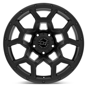 Black Rhino OVERLAND Matte Black 18x8 +48 5x160mm 65.1mm - Wheelwiz