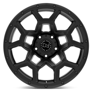 Black Rhino OVERLAND Matte Black 18x9.5 -18 5x127mm 71.5mm - Wheelwiz