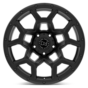 Black Rhino OVERLAND Matte Black 18x9.5 +6 6x139.7mm 112.1mm - Wheelwiz