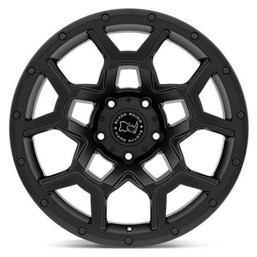 Black Rhino OVERLAND Matte Black 20x9.5 -18 5x127mm 71.5mm - Wheelwiz