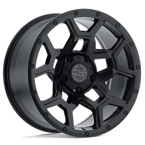 Black Rhino OVERLAND Matte Black 20x9.5 +6 6x135mm 87.1mm - Wheelwiz