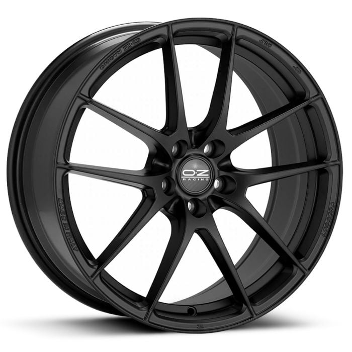 OZ LEGGERA HLT 18x8 +45 5x112 Custom MATT BLACK - WheelWiz