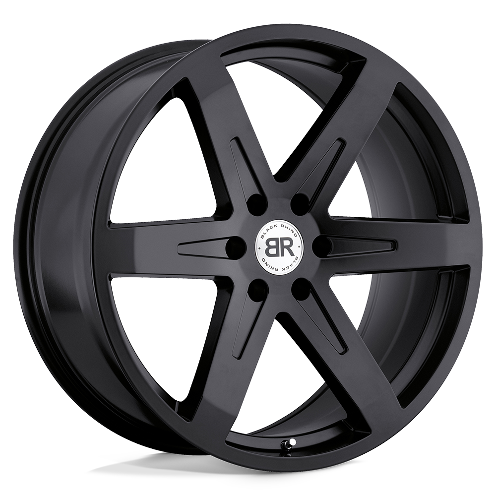 Black Rhino PEAK Matte Black 20x9 +20 6x114.3mm 76.1mm - WheelWiz