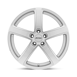 Petrol P2A Silver W/ Machined Cut Face 19x8 +40 5x112mm 72.1mm - Wheelwiz