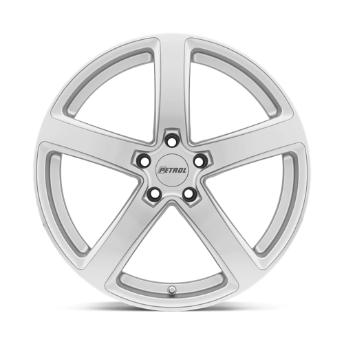 Petrol P2A Silver W/ Machined Cut Face 17x8 +35 5x100mm 72.1mm - Wheelwiz