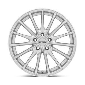 Petrol P3A Silver W/ Machined Cut Face 18x8 +40 5x108mm 72.1mm - Wheelwiz