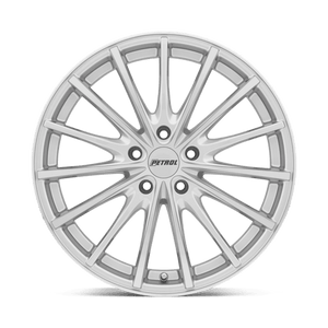 Petrol P3A Silver W/ Machined Cut Face 19x8 +40 5x114.3mm 76.1mm - Wheelwiz