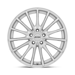 Petrol P3A Silver W/ Machined Cut Face 19x8 +40 5x114.3mm 76.1mm - Wheelwiz