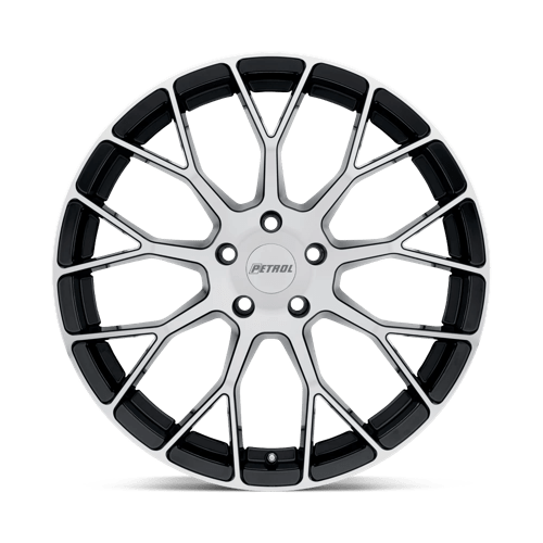 Petrol P2B Gloss Black W/ Machined Face 16x7 +40 4x114.3mm 73.1mm - WheelWiz