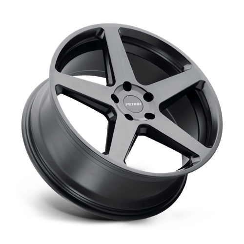 Petrol P2C Semi Gloss Black 17x8 +40 5x112mm 66.6mm - Wheelwiz