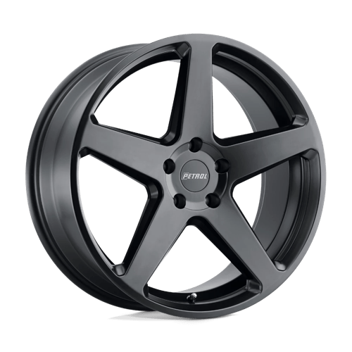 Petrol P2C Semi Gloss Black 20x8.5 +35 5x120mm 76.1mm - Wheelwiz