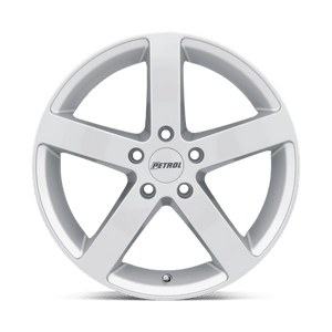 Petrol P3B Gloss Silver 15x6.5 +38 5x100mm 72.1mm - Wheelwiz