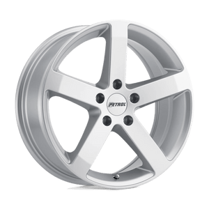 Petrol P3B Gloss Silver 17x7 +38 5x115mm 76.1mm - Wheelwiz