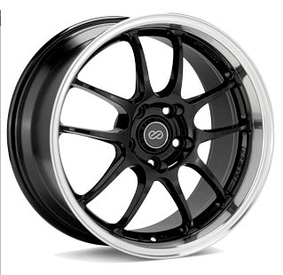Enkei PF01 Black Mach 17x9 +35 5x114.3mm 75mm - WheelWiz