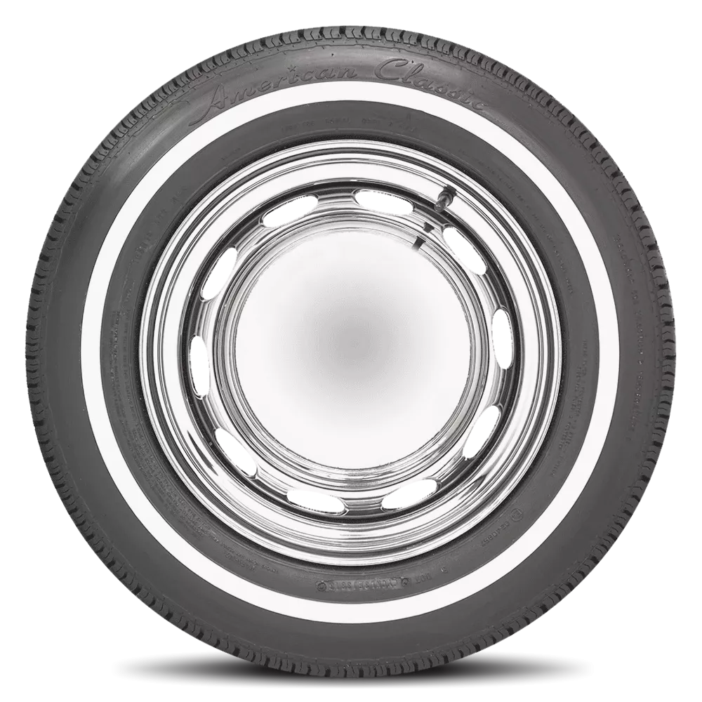 Coker American Classic Radial (3/4 INCH Whitewall) 195/75R15 - Wheelwiz