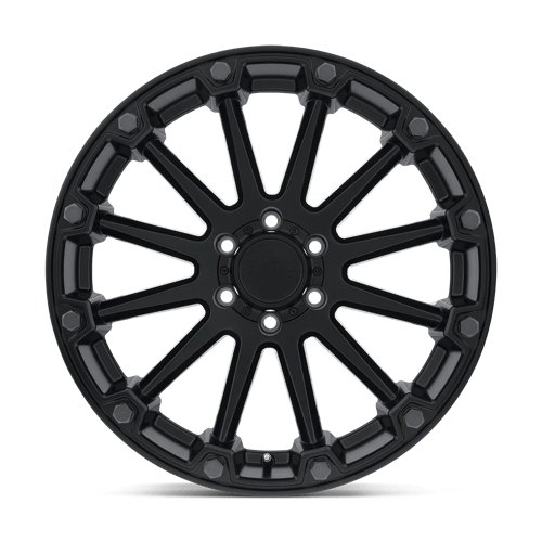 Black Rhino PINNACLE Semi Gloss Black W/ Gunmetal Bolts 18x9 +12 6x135mm 87.1mm - WheelWiz
