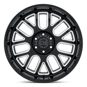 Black Rhino PISMO Gloss Black W/ Milled Spokes 18x9.5 -18 6x139.7mm 112.1mm - Wheelwiz