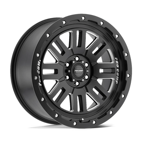 Pro Comp Alloys PA61 COGNITO Satin Black Milled 17x9 -6 5x127mm 71.5mm
