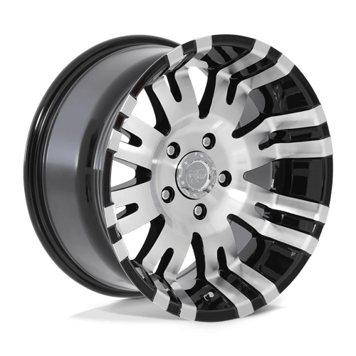 Pro Comp Alloys PA01 RAVEN Gloss Black Machined 17x8 0 6x139.7mm 106.1mm