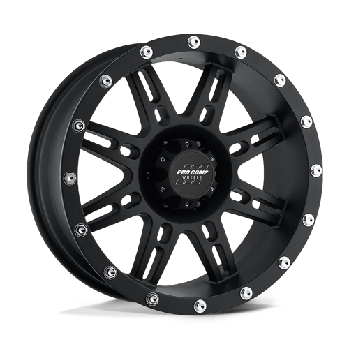 Pro Comp Alloys PA31 STRYKER Flat Black 17x9 -6 6x135mm 87.1mm