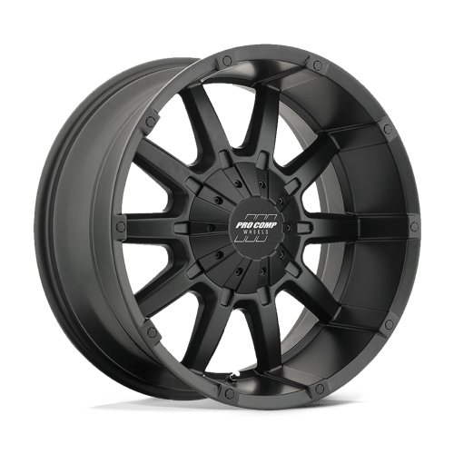 Pro Comp Alloys PA50 GAUGE Satin Black 20x9 -12 5x127|5x139.7mm 78.1mm