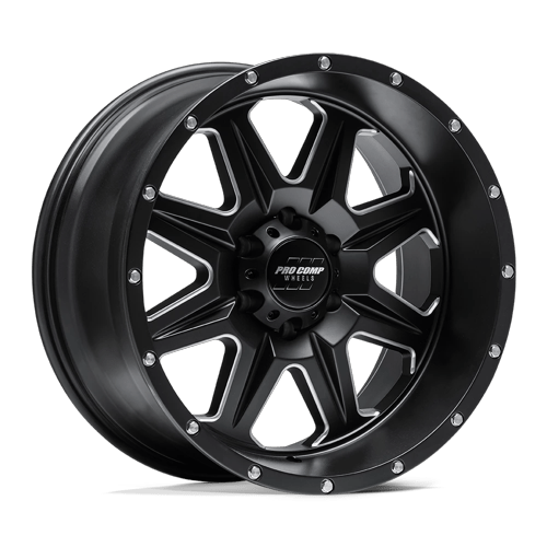 Pro Comp Alloys PA63 RECON Satin Black Milled 20x10 -18 6x139.7mm 108mm