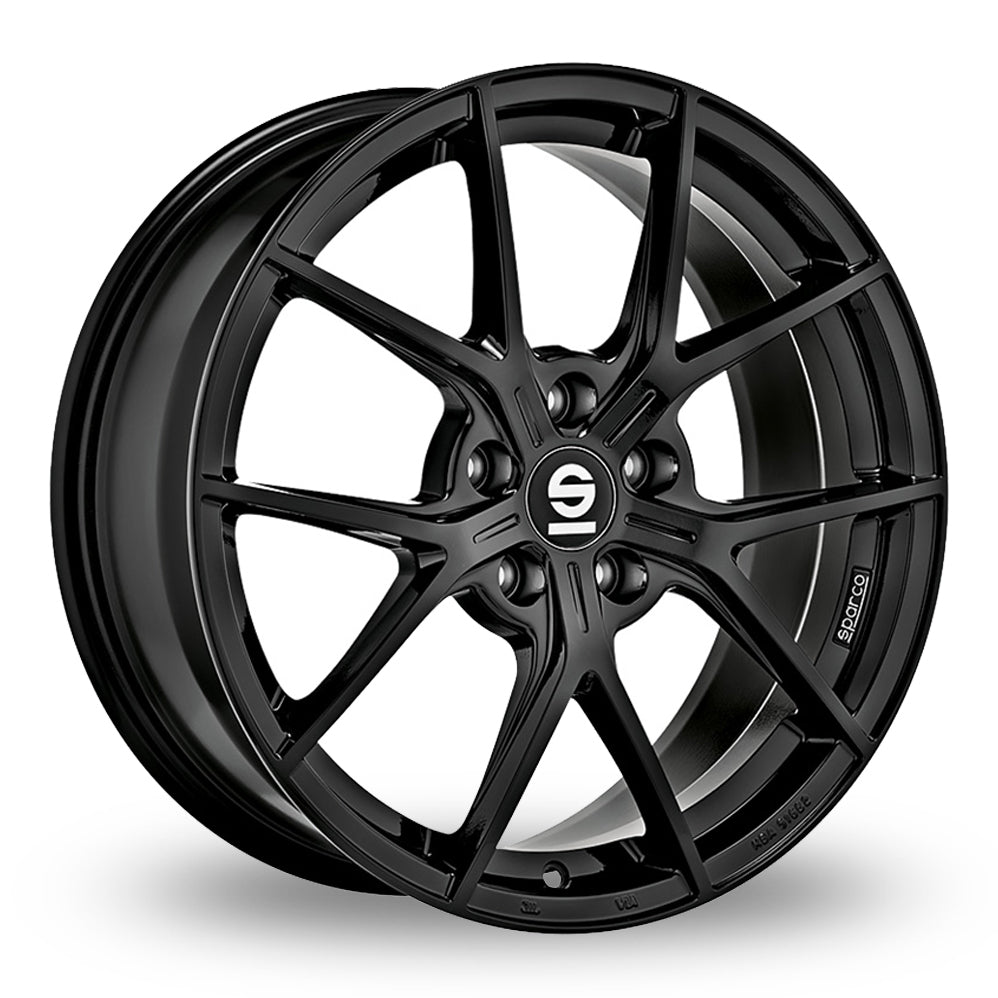 SPARCO PODIO 17x7.5 +48 5x100 63.3 GLOSS BLACK