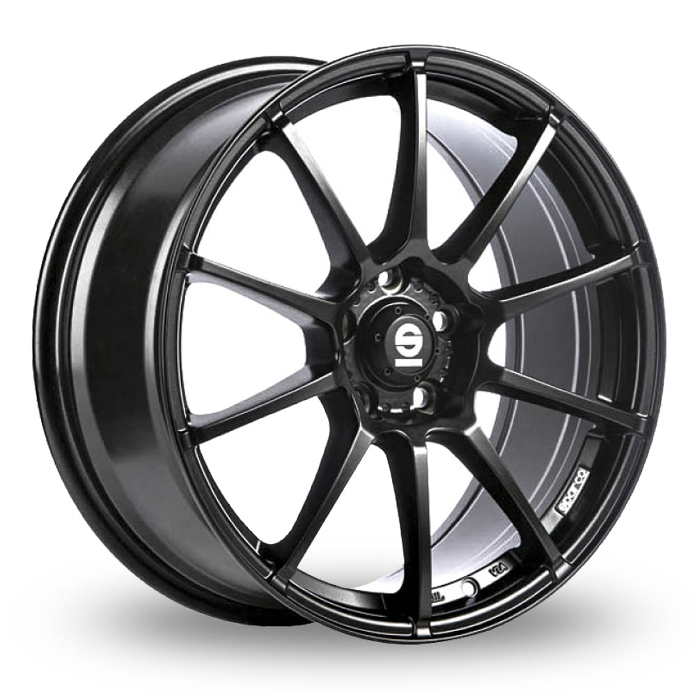 SPARCO ASSETTO GARA 20x8.5 +35 5x114.3 64.12 GLOSS BLACK