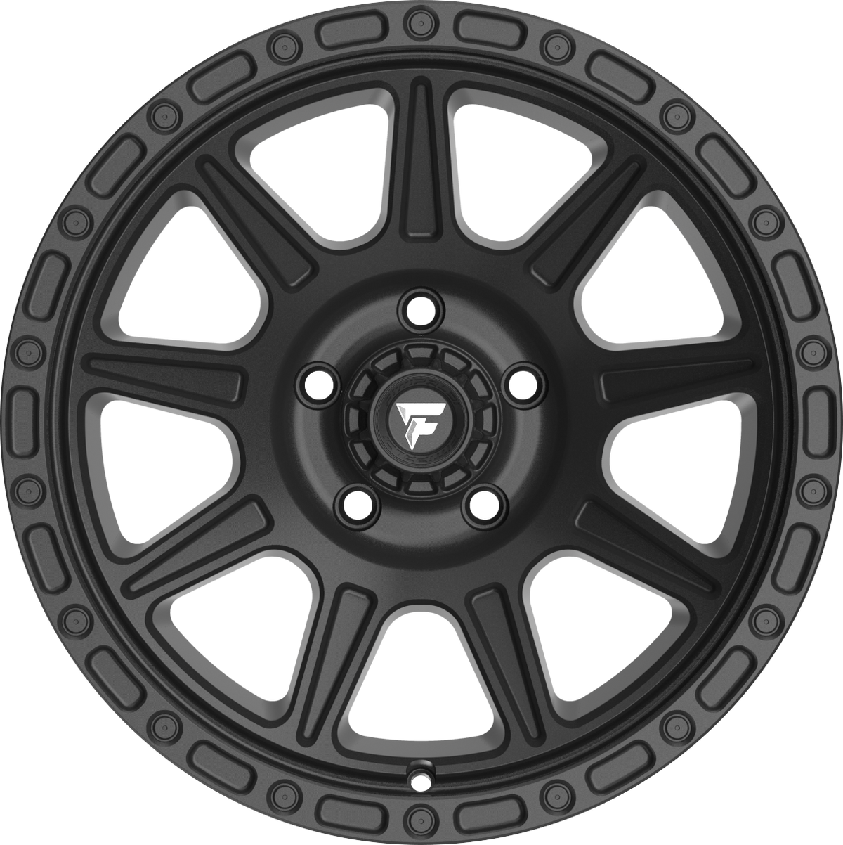 Fittipaldi FT104SB Satin Black 17x9 -6 6x135mm 87.1mm