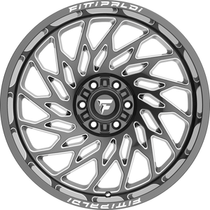 Fittipaldi FA20BM Gloss Black Milled 22x12 -44 8x180mm 124.3mm