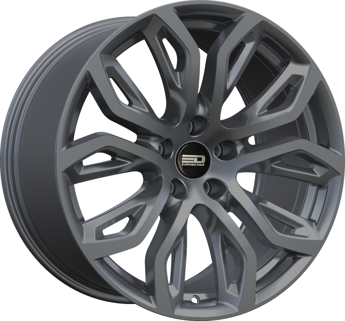 Euro Design Tillman Matte Gunmetal 20x10 +40 5x120mm 74.1mm - WheelWiz
