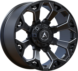 Armed Wheels Attack Matte Black Milled 20x9 +12 5x127mm 78.1mm - Wheelwiz