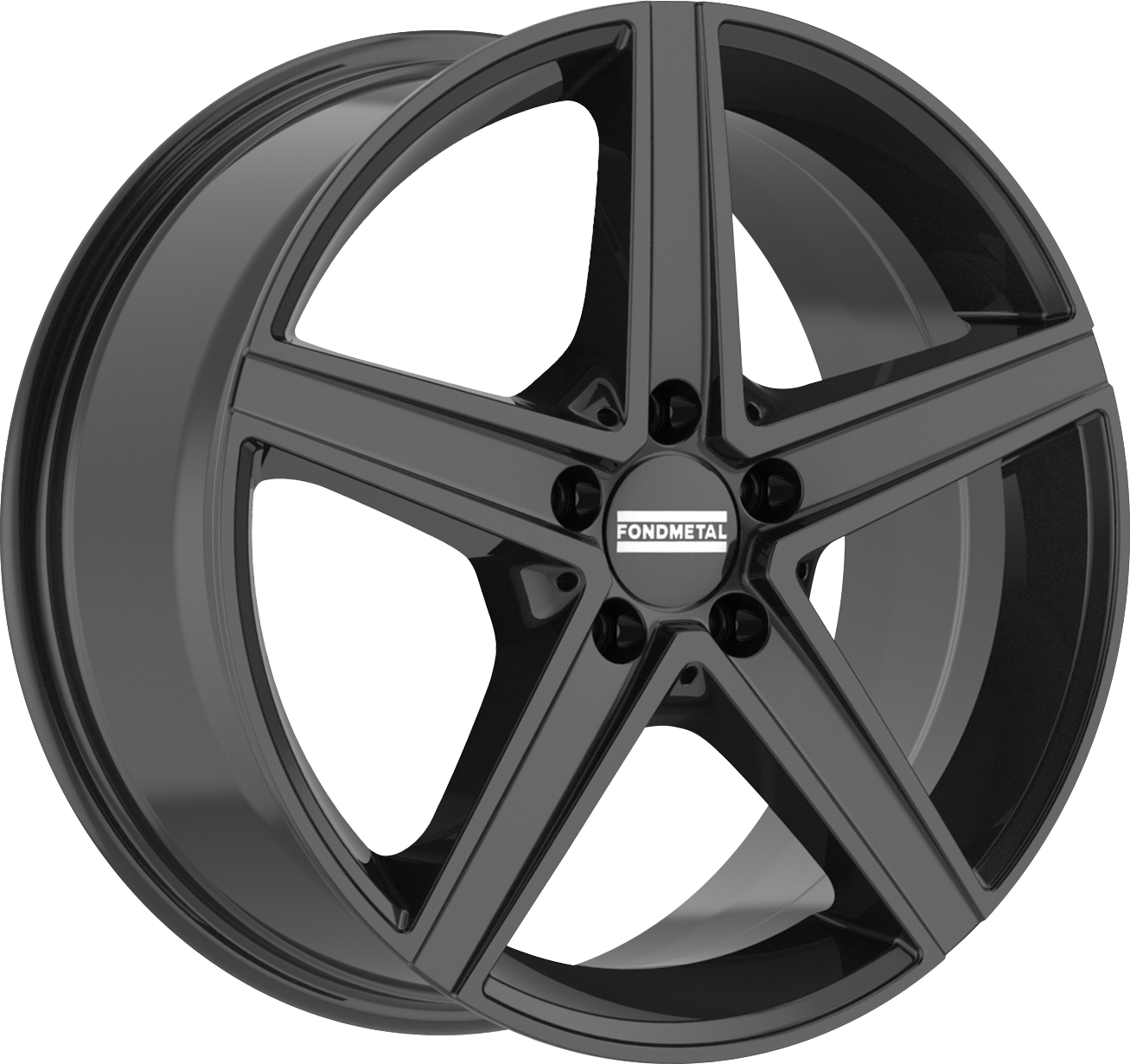 Fondmetal Ioke Gloss Black 18x8 +38 5x112mm 66.5mm - Wheelwiz