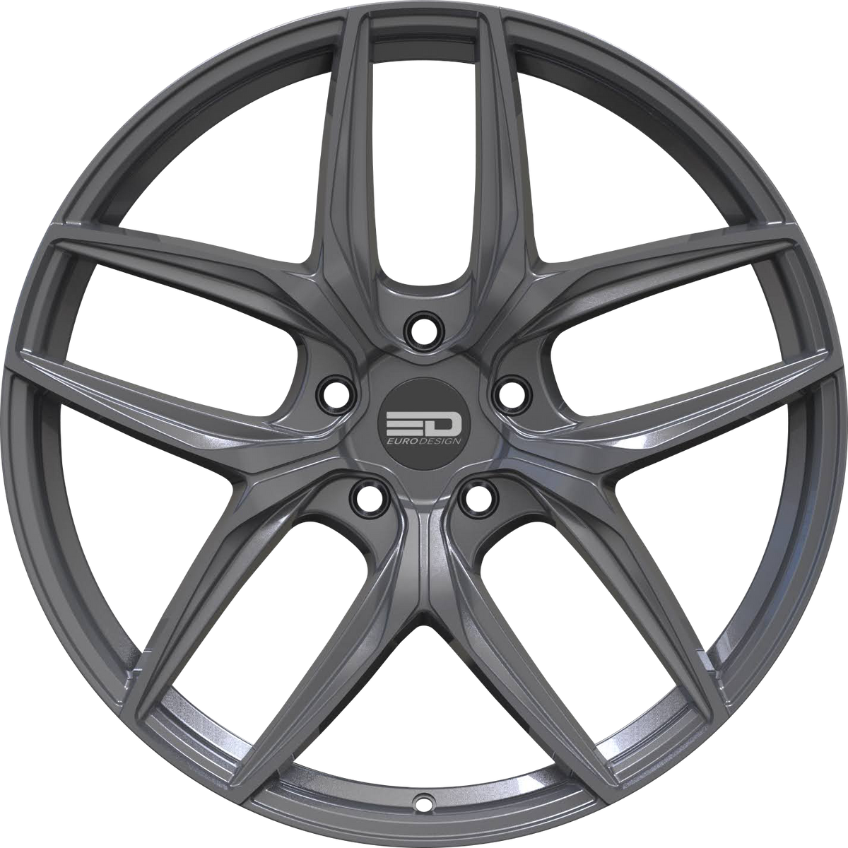 Euro Design Forza Gloss Gunmetal 20x9 +35 5x114.3mm 72.6mm