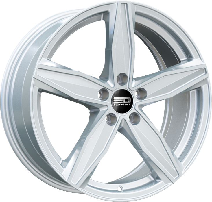 Euro Design Berlin Hyper Silver 16x7 +40 5x108mm 63.4mm - Wheelwiz