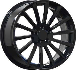 YKW Replica MF10 Gloss Black 19x8 +30 5x112mm 66.6mm - Wheelwiz