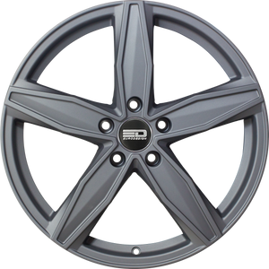 Euro Design Berlin - EFS Matte Gunmetal 16x7 +42 5x100|5x105|5x110|5x112|5x115|5x118|5x108|5x114.3|5x98mm 72.6mm - Wheelwiz