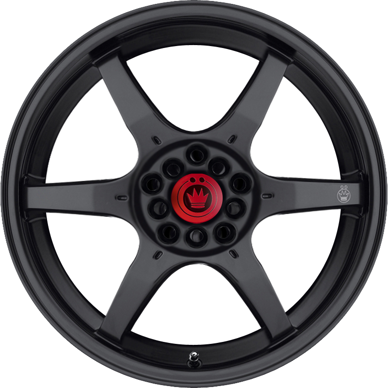 Konig Backbone Matte Black 17x7.5 +45 5x100mm 73.1mm - Wheelwiz
