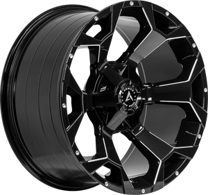 Armed Wheels Bomber Gloss Black Milled 20x10 0 6x135mm 108.1mm - Wheelwiz