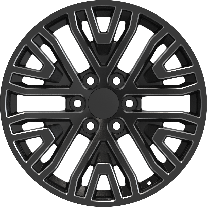 YKW Replica GR3 Gloss Black Milled 20x9 +24 6x139.7mm 78.1mm - Wheelwiz