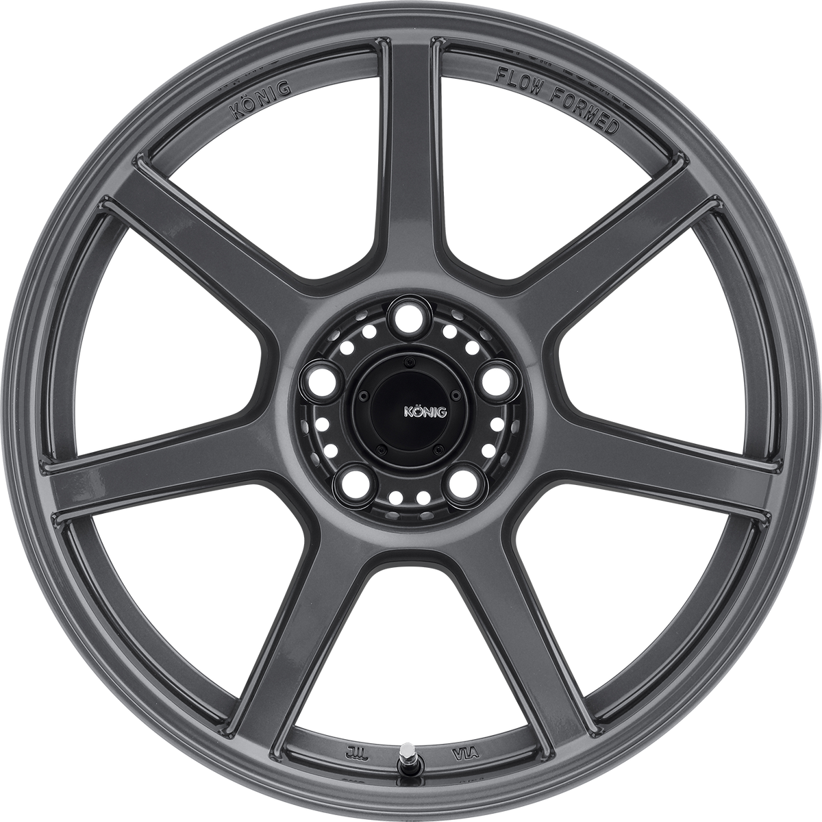 Konig Ultraform Gloss Graphite 18x8.5 +35 5x114.3mm 73.1mm - Wheelwiz