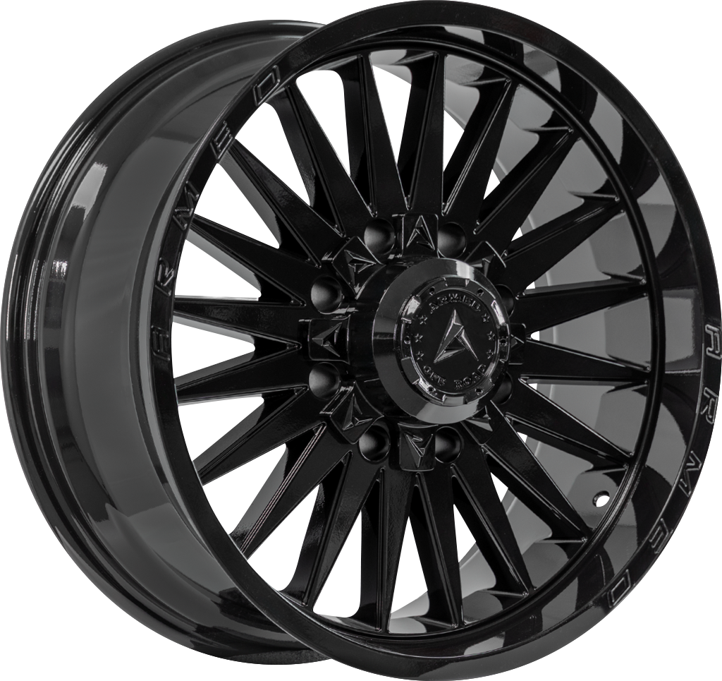 Armed Wheels Hostile Full Gloss Black 20x10 -18 8x165.1mm 125.1mm - Wheelwiz