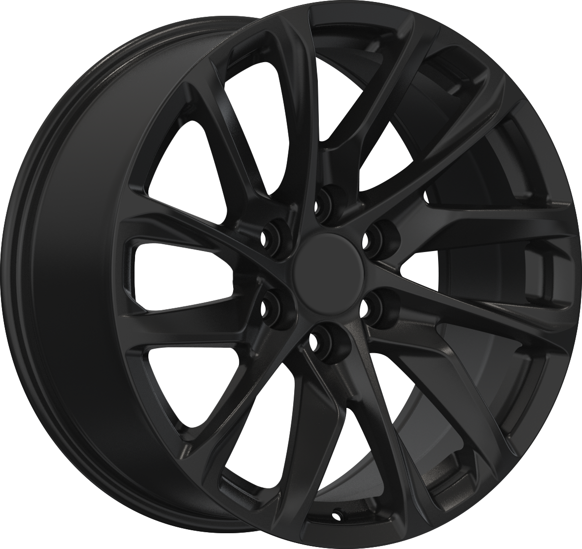 YKW Replica CDR4 Gloss Black 20x9 +28 6x139.7mm 78.1mm