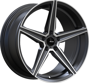 Advanti Cammino Matte Grey w/ Machined Face 20x10 +30 5x112mm 66.6mm