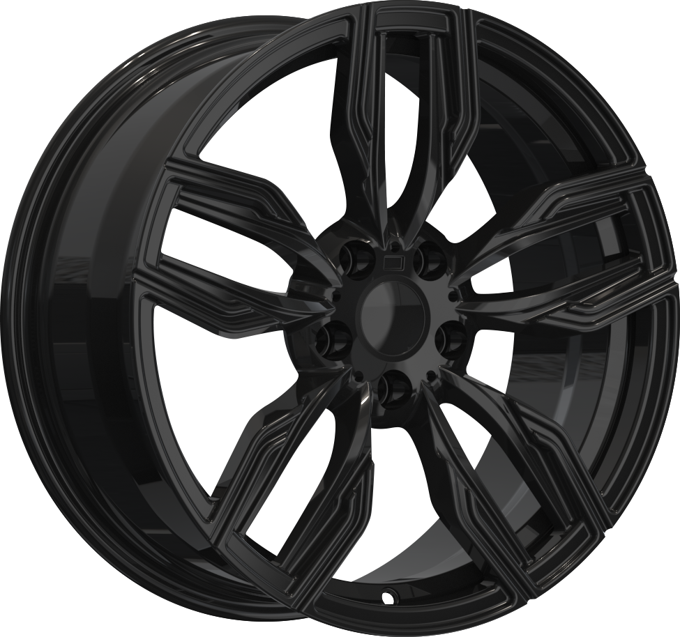 YKW Replica MF29 Gloss Black 18x8 +35 5x120mm 60.1mm - Wheelwiz