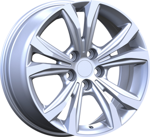 YKW Replica MF15 Silver 17x7.5 +35 5x114.3mm 60.1mm - Wheelwiz