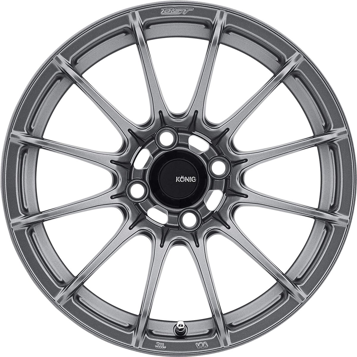 Konig Dial In Matte Grey 15x8 +25 4x100mm 73.1mm - Wheelwiz