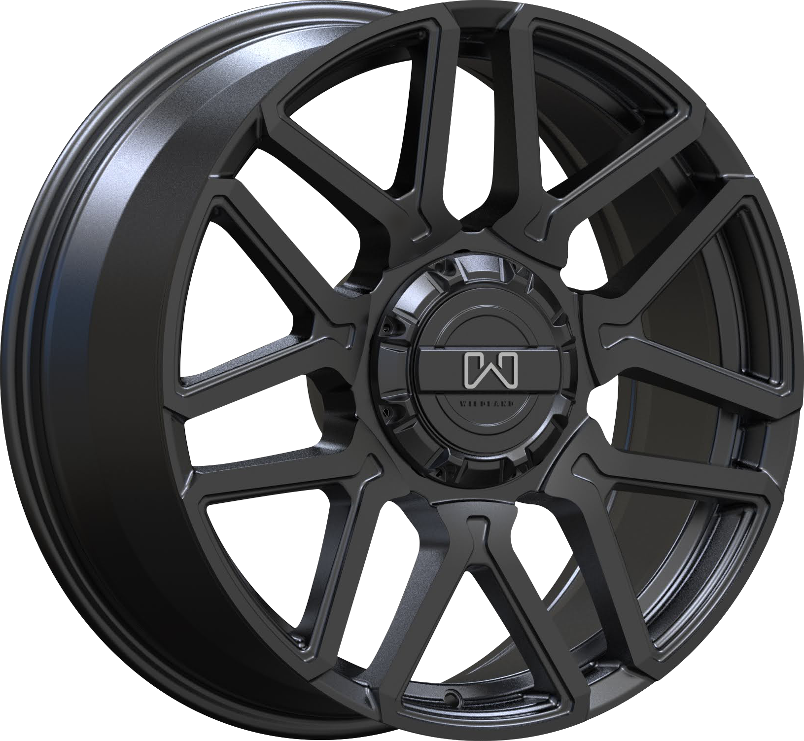 Wildland Cyclone Matte Black 18x8 +15 6x135|6x139.7mm 106.1mm